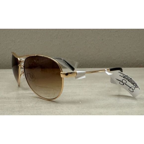 Jessica Simpson Women J106 GLD  Stylish UV Protective Metal Aviator Sunglasses - Picture 4 of 11